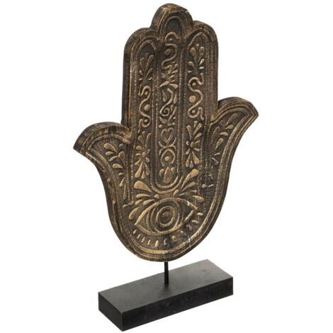 Handdeko Fatma Oasis - Metall - goldfarben - 24x37 cm