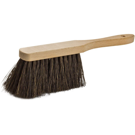 Handfeger Arenga 30 cm 4-Reihig Unlackiert mit Bart