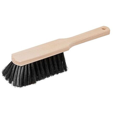 Handfeger Holz roh, Polymex-Bestückung - Länge 32 cm