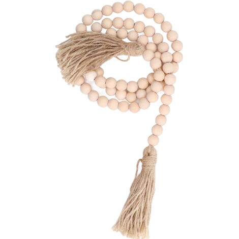 Handgefertigter Rosenkranz aus Holzperlen – im Bohème-Stil mit hochwertiger Verarbeitung