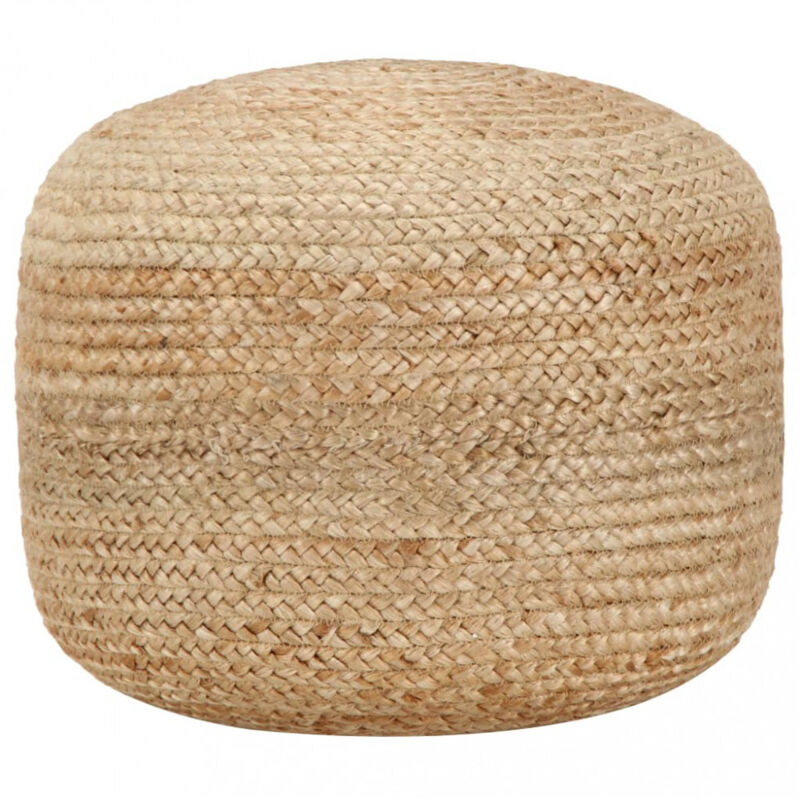 Handgefertigter Sitzpuff 45 X 30 Cm Jute Vidaxl