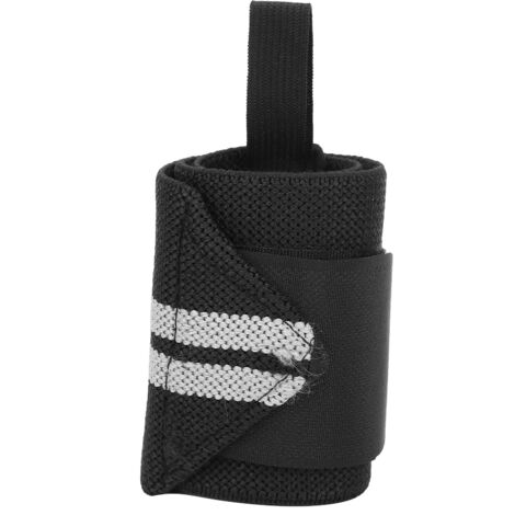 Handgelenkbandage für Gewichtheber – Graue Stützbandage für Sport
