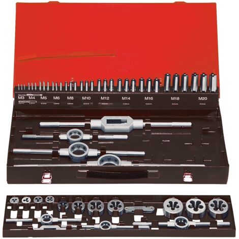 Handgewindebohrer-Set DIN352 HSS M3-20 FORMAT