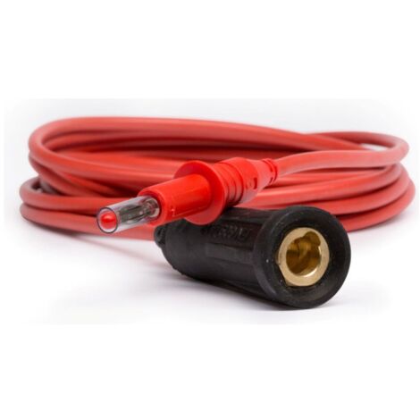 Handgriffleitung rot Ø4mm x 3 Meter