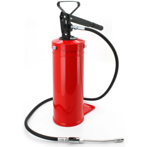 Handhebelfettpresse 8 kg mit flexiblem Schlauch