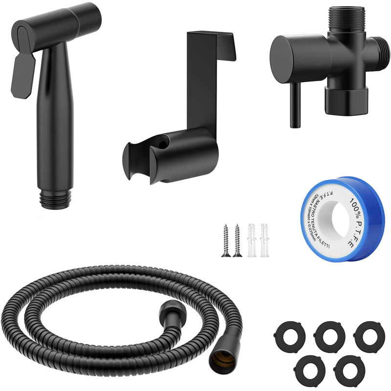 Handheld Bidet Sprayer for Toilet, Spray Attachment with Hose for Feminine Wash