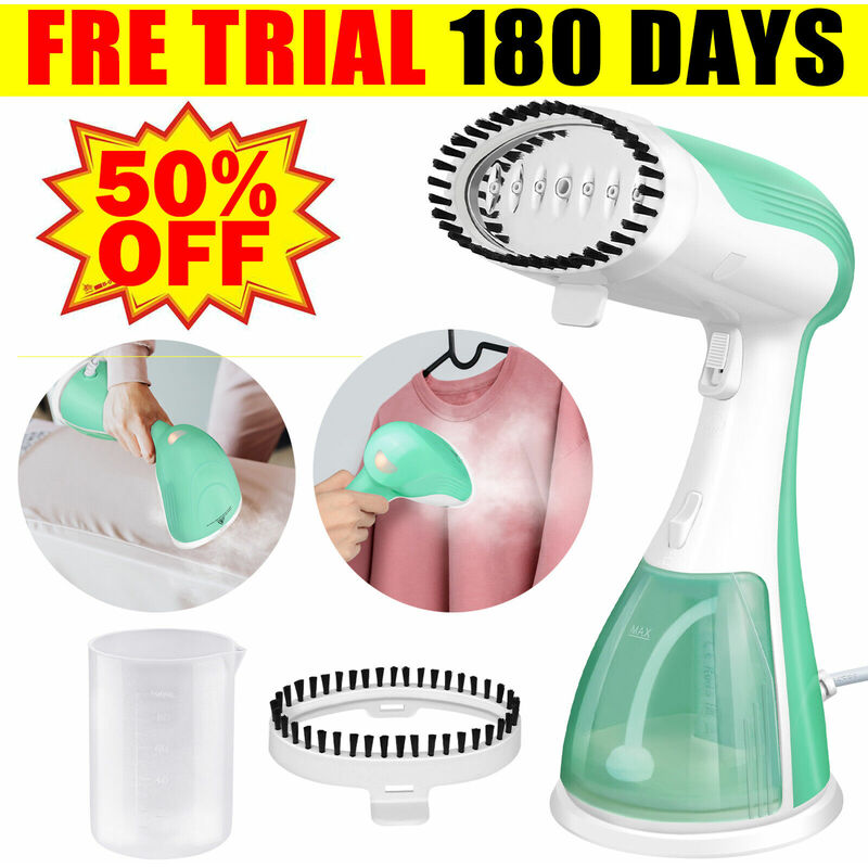 Briefness - Handheld Clothes Steamer Garment Steamer Iron Fast Heat-up Wrinkle Removal 3500W