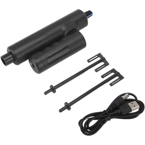 Handheld Electric Epoxy Resin Mixer Foldable Electric Epoxy Resin Stirrer for Mixing Paint Ceramics Glaze Pigment Black