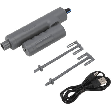 Handheld Electric Epoxy Resin Mixer Foldable Electric Epoxy Resin Stirrer for Mixing Paint Ceramics Glaze Pigment Gray
