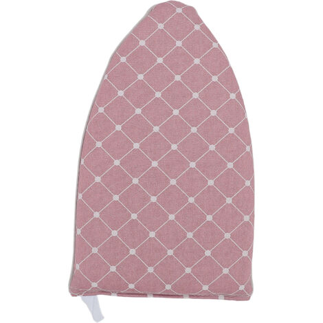 Handheld Ironing Board Garment Steam Ironing Glove Heat Resisting Water Proof Pad for Home Travel Light Red