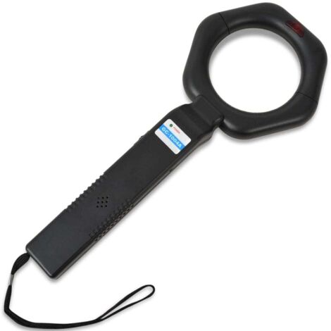 Handheld Metal Detector Black vidaXL