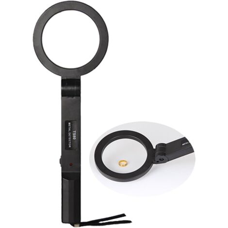 Handheld Metal Detector - Portable Sensitive Metal Sensor for Security Inspection, Alarm, Noise and LED Indicator - Find Metal for Security
