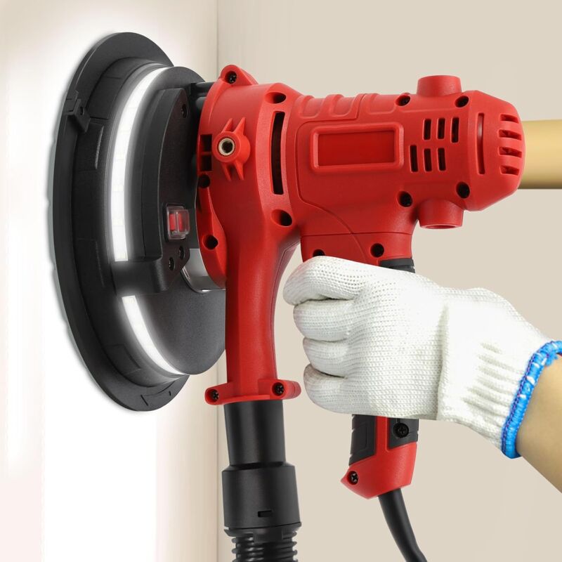 Image of Gojoy - Handheld Staublose Trockenbau und Putzschleifer, 220V, w/Free Heavy-Duty Canvas