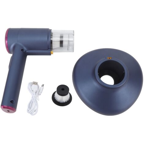 Handheld Vacuum Cleaner 2600mAh UV C Lamp Dust Mite Removal Vacuum Cleaner for Home Blue
