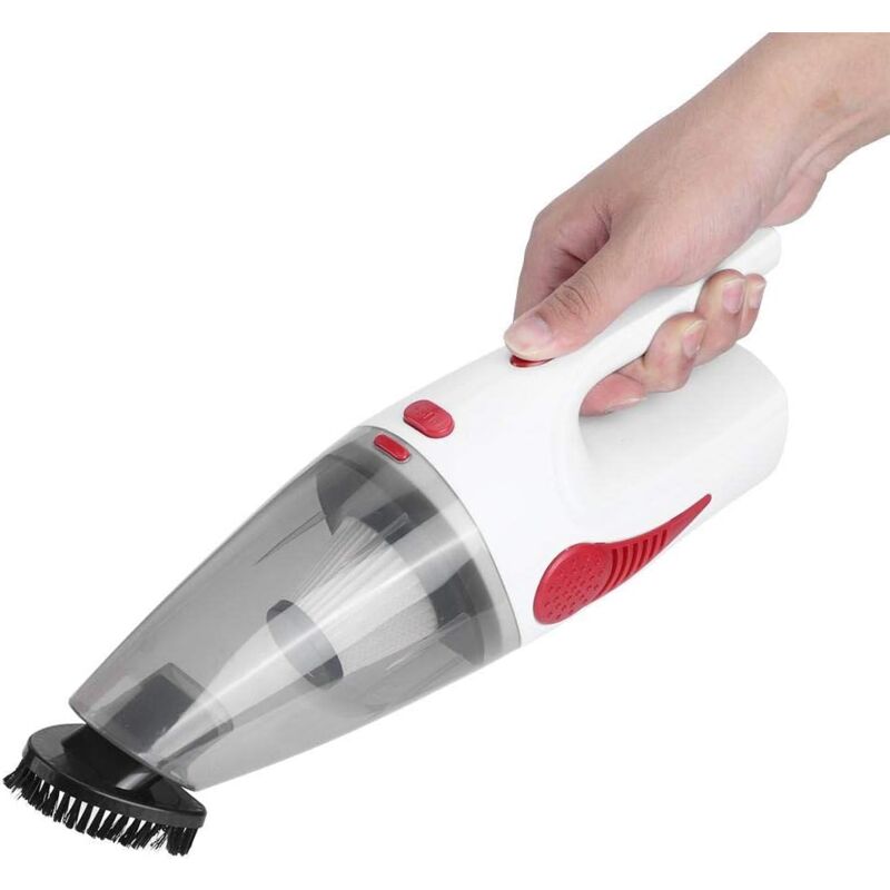 ZVD - Handheld Vacuum Cleaner, Portable Cordless Handheld Vacuum Cleaner, usb Charging, Wet and Dry Dust Vacuum Cleaner, Powerful Suction, Washable