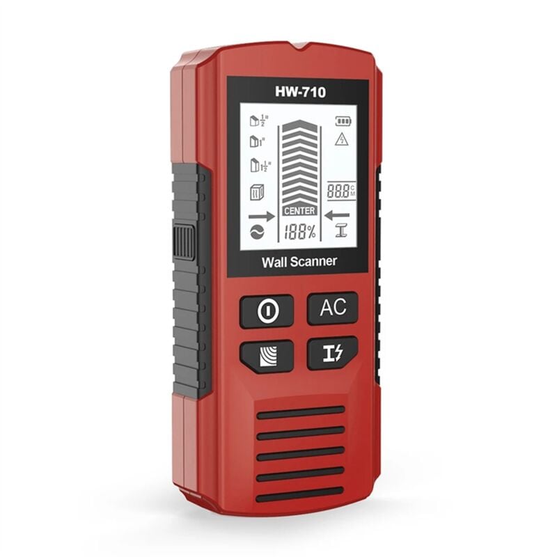 Image of Tlily - Handheld Wand Metall Detektor Scanner mit Positionierung Loch Holz