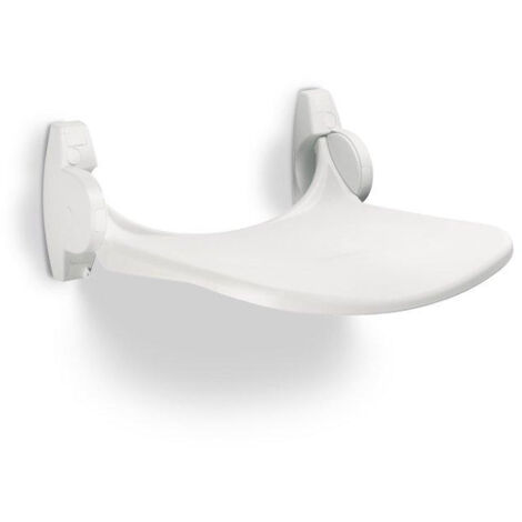 Handicare Handicare Linido abattant wc de douche avec assise en plastique rabattable blanc
