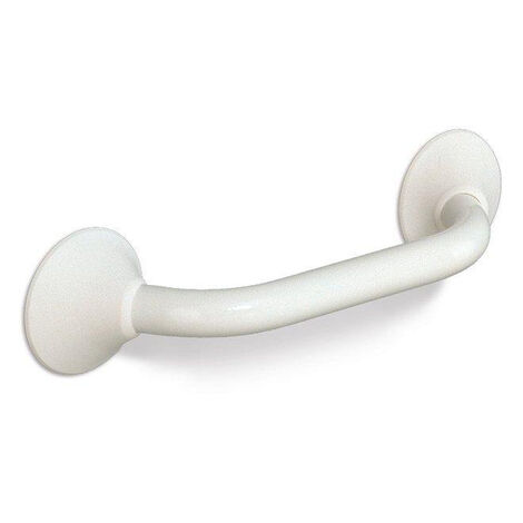 Handicare Linido Ergogrip barre d"appui murale 90cm inox revêtu blanc