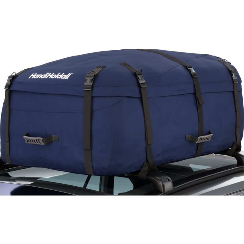 HandiWorld HHOLDALLWR330 HandiHoldall Grande Borsa da Tetto Pieghevole Resistente alle Intemperie con Base Solida Blu Navy 330 Litri