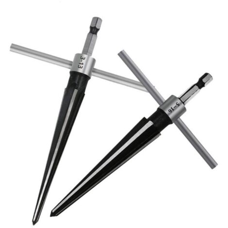 Handkegelreibahle für Löcher, 3–13 mm, Sechskantschaft, zum Anfasen, für Holz, Aluminium, Stahl, Heimwerkerwerkzeug
