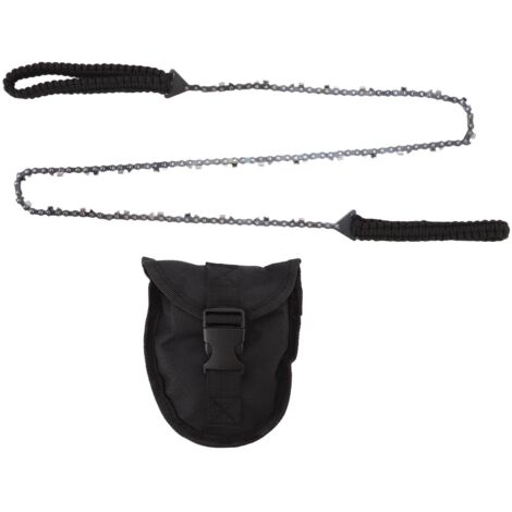 Handkettensäge, 64 Glieder, 31 Schneidglieder, 3/8", 48 Zoll Seilsäge mit Schirmbefestigung, tragbar, für Outdoor-Camping, Garten, Baumsäge, Seilsäge für große Baumkronen