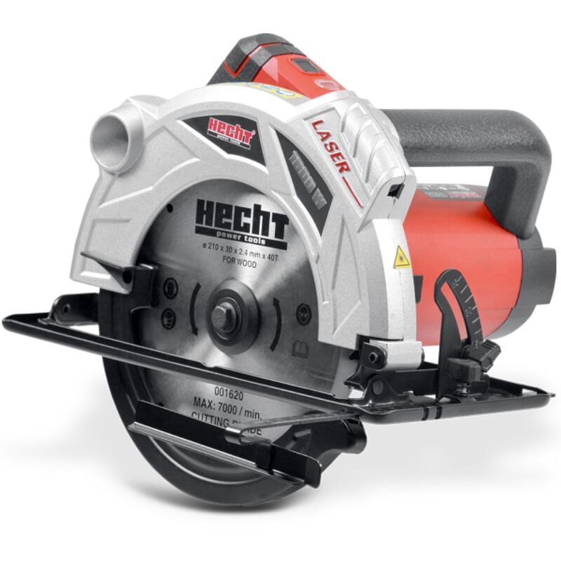 Hecht - Handkreissäge Kreis Säge Laser 210 mm Sägeblatt 73 mm Tauch Professional Schnitt