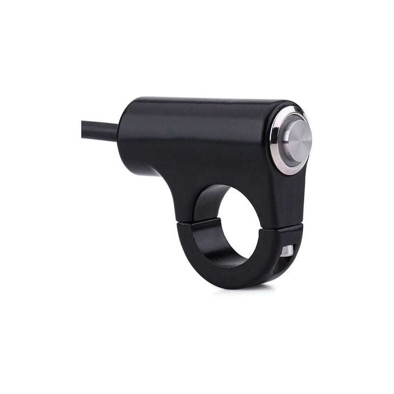 Image of Handlebar Control Switch, Motorcycle Handlebar Switch 7/8" 22mm Aluminum Alloy Push Button Switch