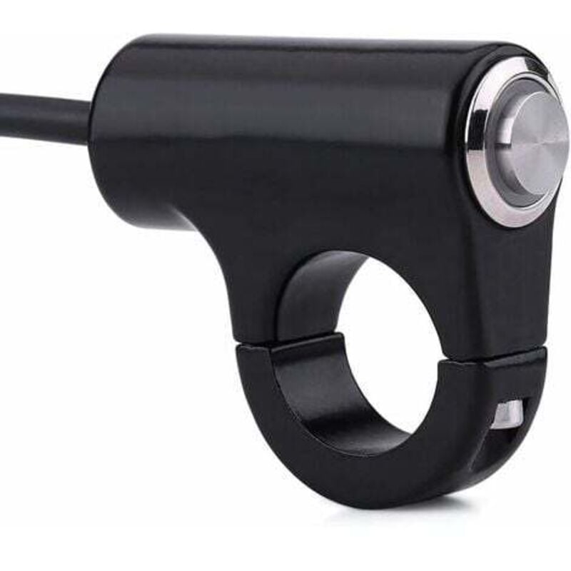 Image of Handlebar Control Switch, Motorcycle Handlebar Switch 7/8" 22mm Aluminum Alloy Push Button Switch