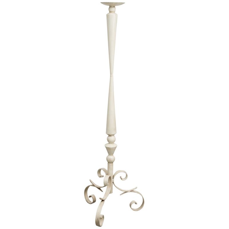 Handmade wrought iron candelabrum stand