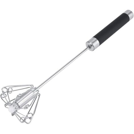 Handmixer aus rostfreiem Edelstahl für Eier und Sahne robustes und langlebiges Küchenaccessoire
