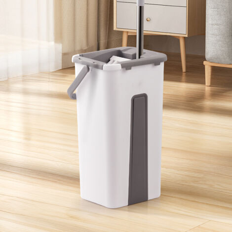Hands-free Household Wet and Dry Flat Mop Bucket Set