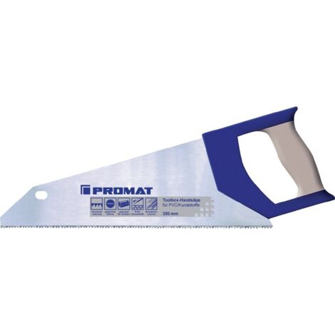 Handsäge Blatt-L.350mm Hohlschliff 14Z./Zoll PROMAT Induktivhärtung