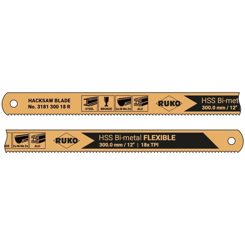 Ruko 10x Handsägeblatt hss bi-flexible - 318130032R