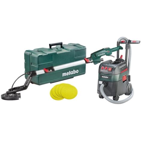 Handschleifmaschine LSV 5-225 Comfort Koffer + Staubsauger ASR 35 L ACP + 25 METABO-Schleifmittel - 690886000
