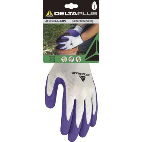 HANDSCHUHE KINDER POLYESTER STRICK - HANDFLÄCHE BESCHICHTET LATEX SCHAUM DELTA PLUS - DPVV733EVL04 T10  T10