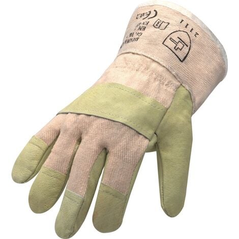 ASATEX AKTIENGESELLSCHAFT 88PAWA Handschuhe Top Gr.10,5 gelb Schweinsvollleder EN 388 Kategorie