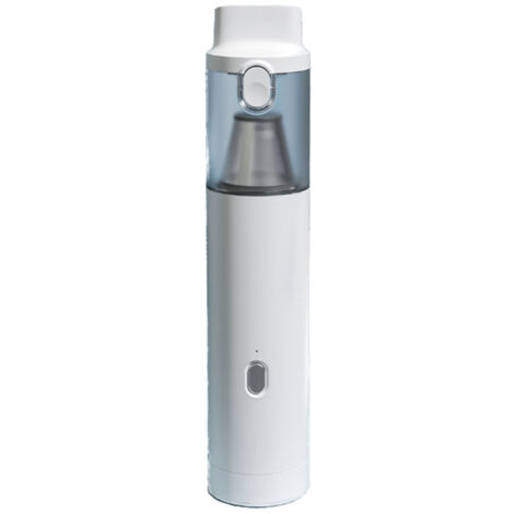 Handstaubsauger Akku, 16000Pa Handstaubsauger Kabellos mit USB-C Schnellladung, 2 in 1 Auto Staubsauger Stark Multifunktion Luftgebläsepumpe, Mini Staubsauger für Auto Outdoor Weiß