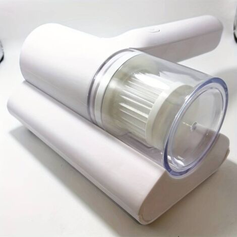 Handstaubsauger gegen Milben, tragbarer Bettreiniger, saugt Staub, Schmutz und Tierhaare auf, waschbarer Filter, ideal für Sofa, Bett und Teppich, USB-Ladefunktion...