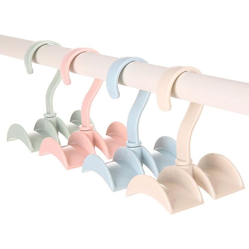 Image of Alovez - Handtaschenhalter, 4 Taschenhaken, perfekt für Rucksack, Gurt, Krawatte, Schal