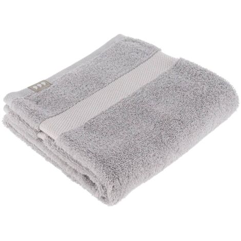 Handtuch 50x90 cm 100% baumwolle - hellgrau - Tendance