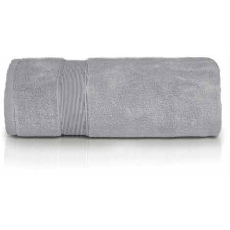 Handtuch 50x90 Rocco hellgrau 600g 100% Baumwolle
