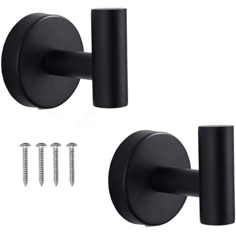 Handtuchhaken, Badezimmerhaken aus Edelstahl Sus 304, robuste Wandhaken für Badezimmer, Bademantelhaken, Wandhaken, Handtuchhaken-Set