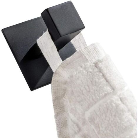 Handtuchhaken, Handtuchhalter für Zuhause, Bademantelhaken, Edelstahl SUS 304, mattschwarze Oberfläche, vielseitiger Wandhaken