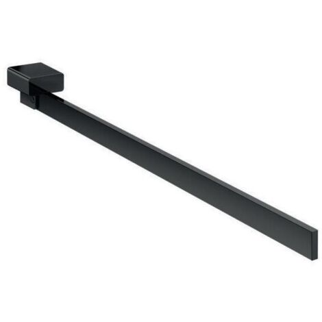 Handtuchhalter emco loft, einarmig, schwarz, 410 mm - 055013342