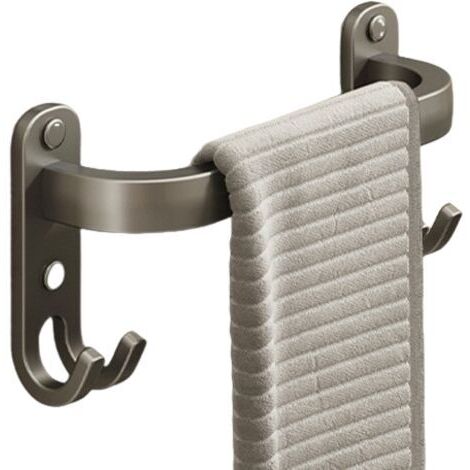 Handtuchhalter, kein Bohren erforderlich, Badezimmer-Handtuchhalter, Wand-Handtuchhalter, Küchen-Handtuchhalter, 20 cm, grau