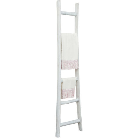 Handtuchhalter Leiter Holz moderner Badezimmerboden Wand zu Wand dekorativer Leiter Handtuchhalter Objekthalter Bücherregal