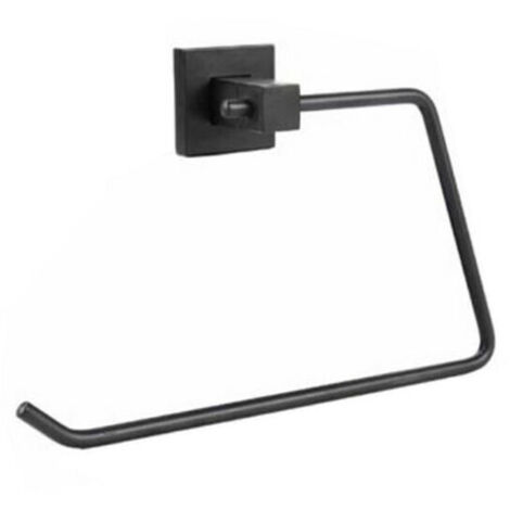 HANDTUCHHALTERQUADRATISCHGÄSTEHANDTÜCHERWANDBEHANGACCESSOIRESSCHWARZ