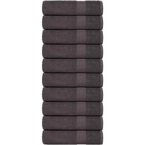 Handtücher FROGN 10 Stk. Anthrazit 50x100 cm 360 g/m²