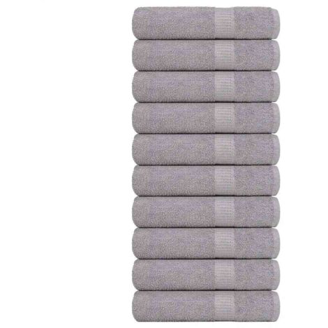 Handtücher FROGN 10 Stk. Grau 50x100 cm 360 g/m²