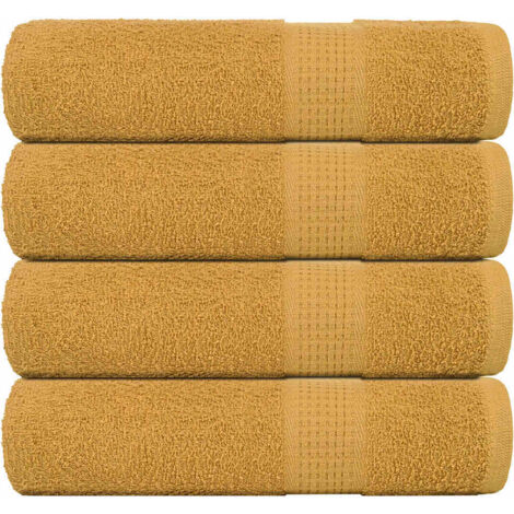 Handtücher FROGN 4 Stk. Gold 50x100 cm 360 g/m²